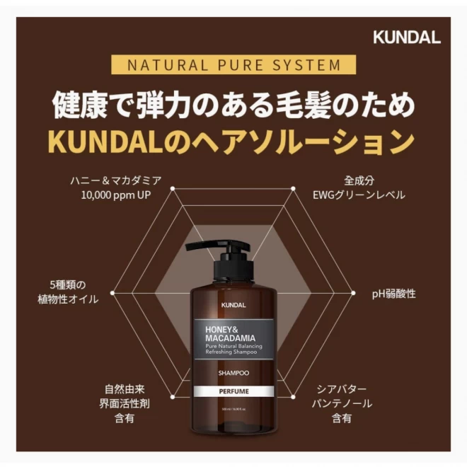 クンダル プレミアムヘアケアスペシャルセット・シャンプー500ml＆トリートメント500ml  (イラン・イラン)