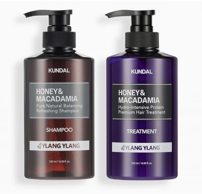 クンダル プレミアムヘアケアスペシャルセット・シャンプー500ml＆トリートメント500ml  (イラン・イラン)