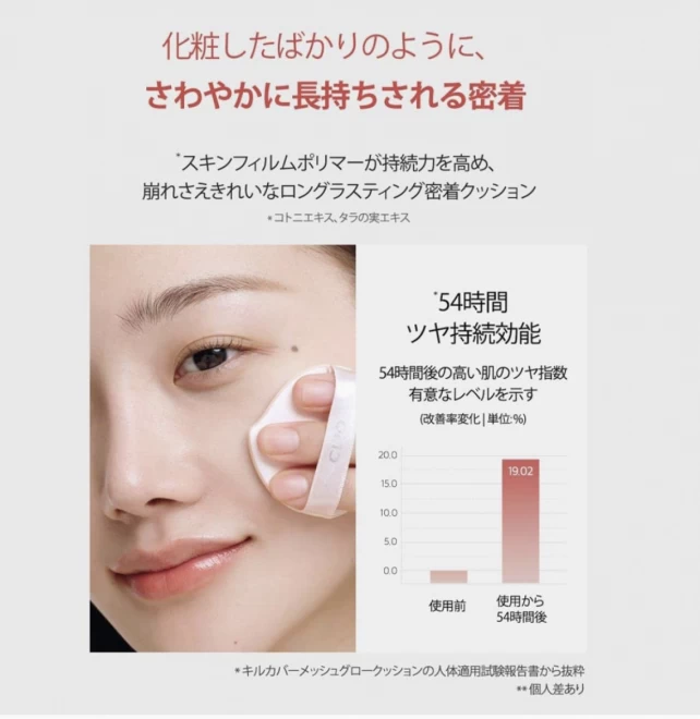 キルカバー メッシュグロークッション (SPF50+ PA++++)